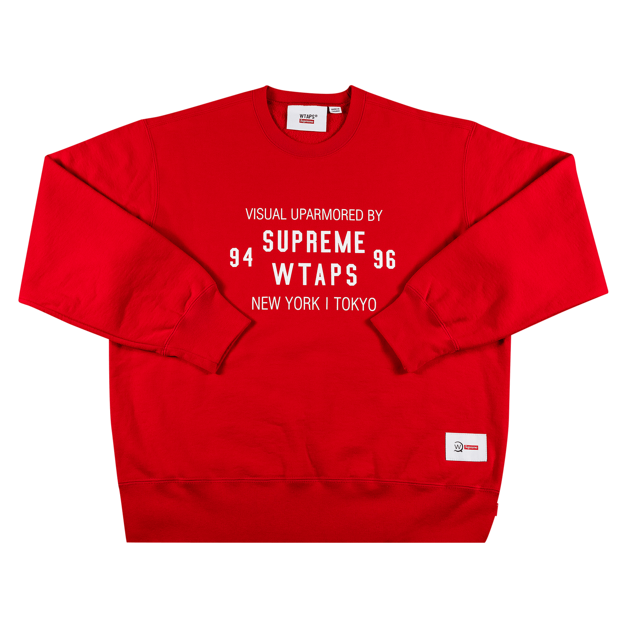 Supreme x WTAPS Crewneck 'Red'