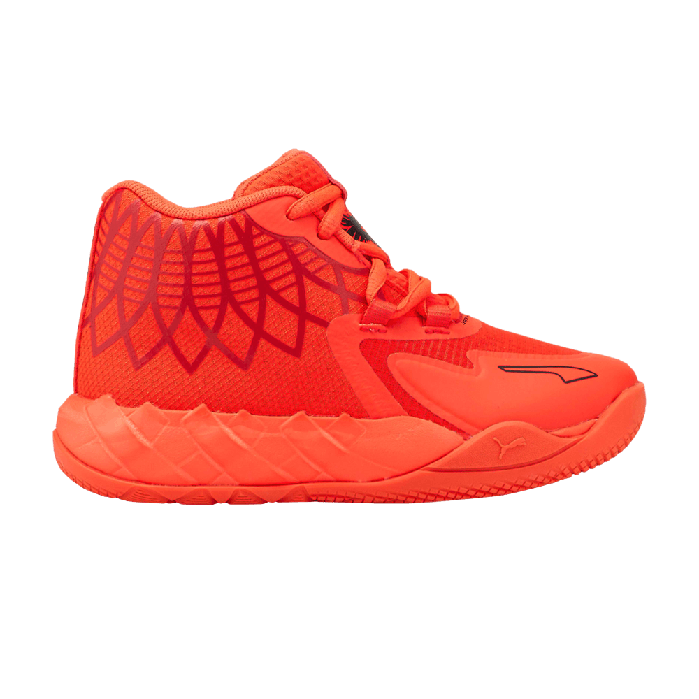 Pre-owned Puma Mb.01 Little Kid 'not From Here' In Red