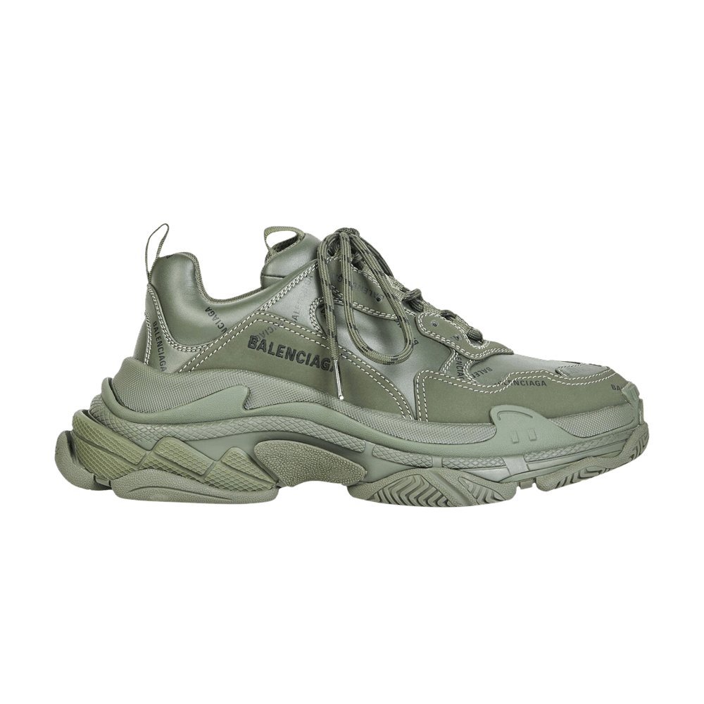Balenciaga Triple S Sneaker 'Allover Logo - Dark Green'