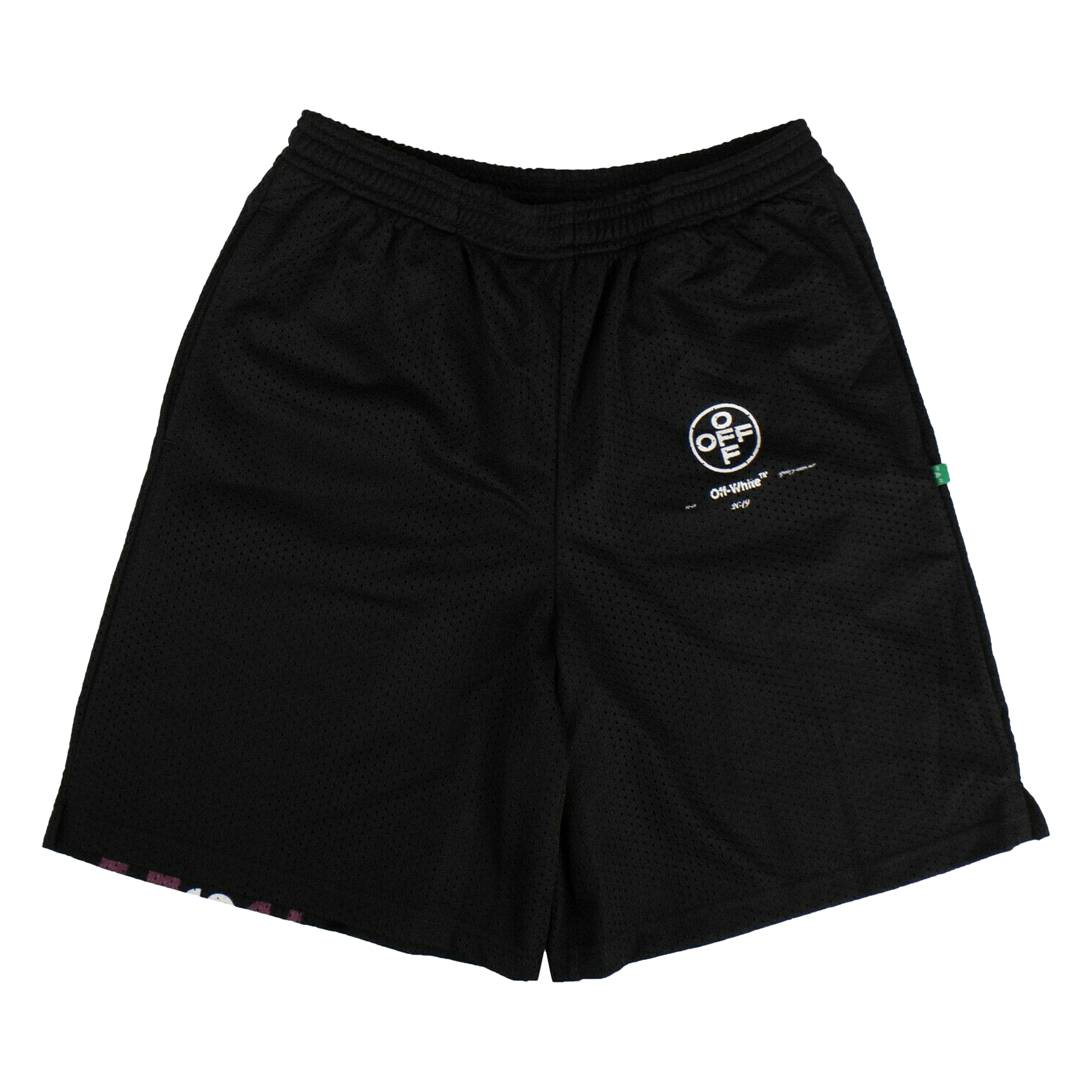 Off-White Mesh Track Shorts 'Black'