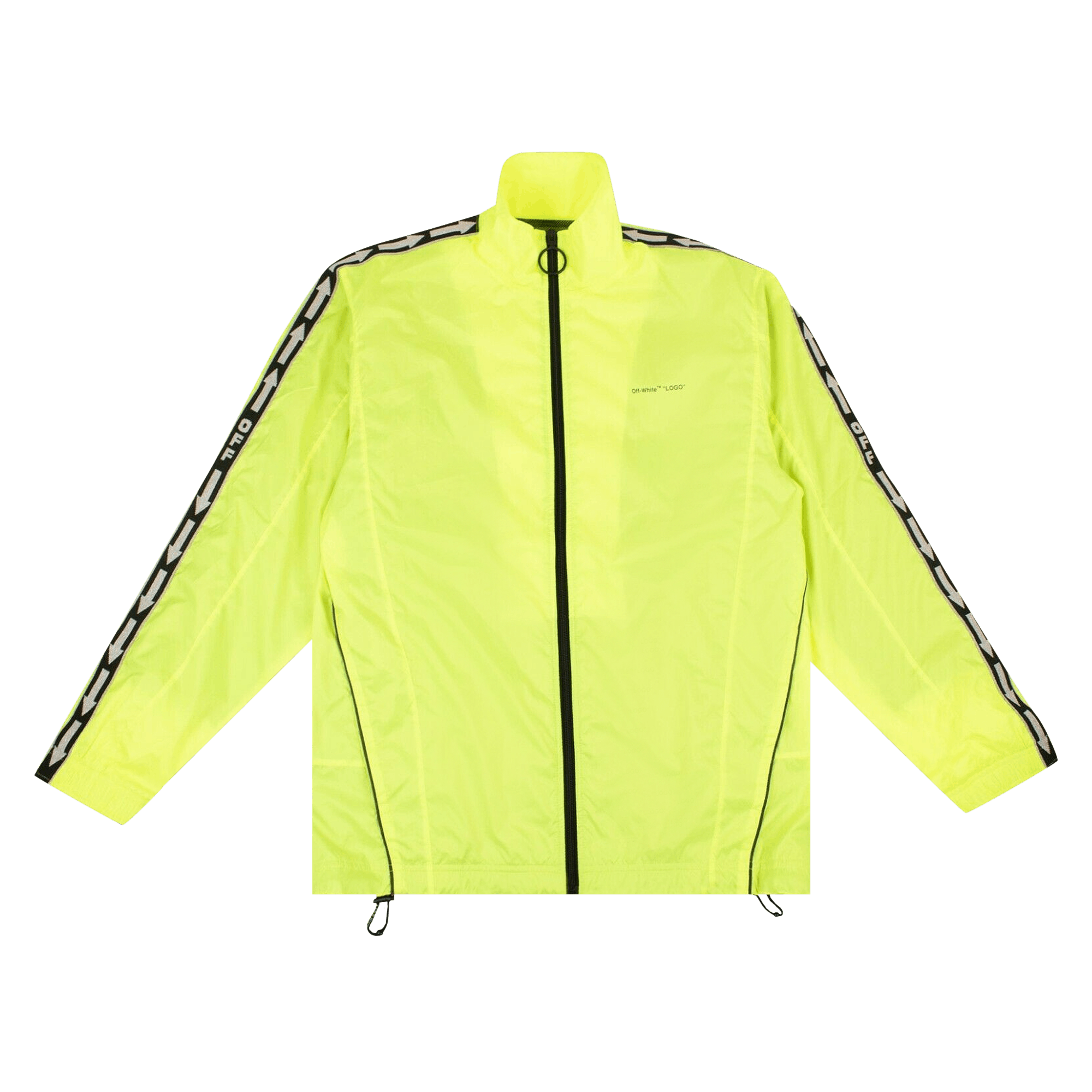 Off-White Neon Taped Track Jacket 'Neon Yellow'