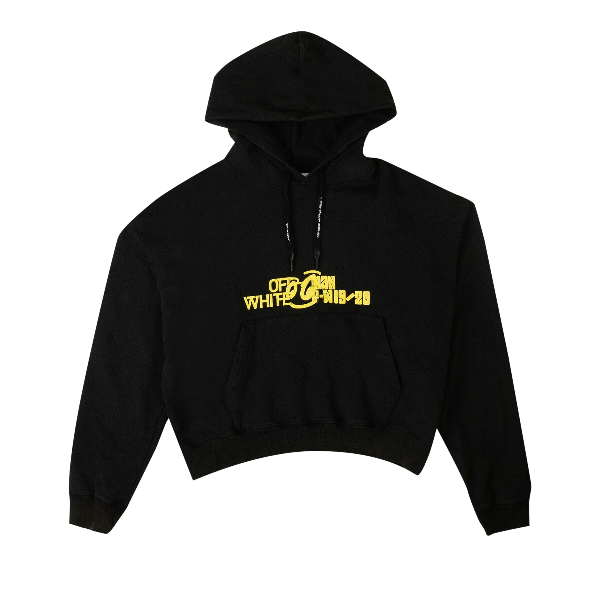 Off-White Graphic Print Hoodie 'Black'