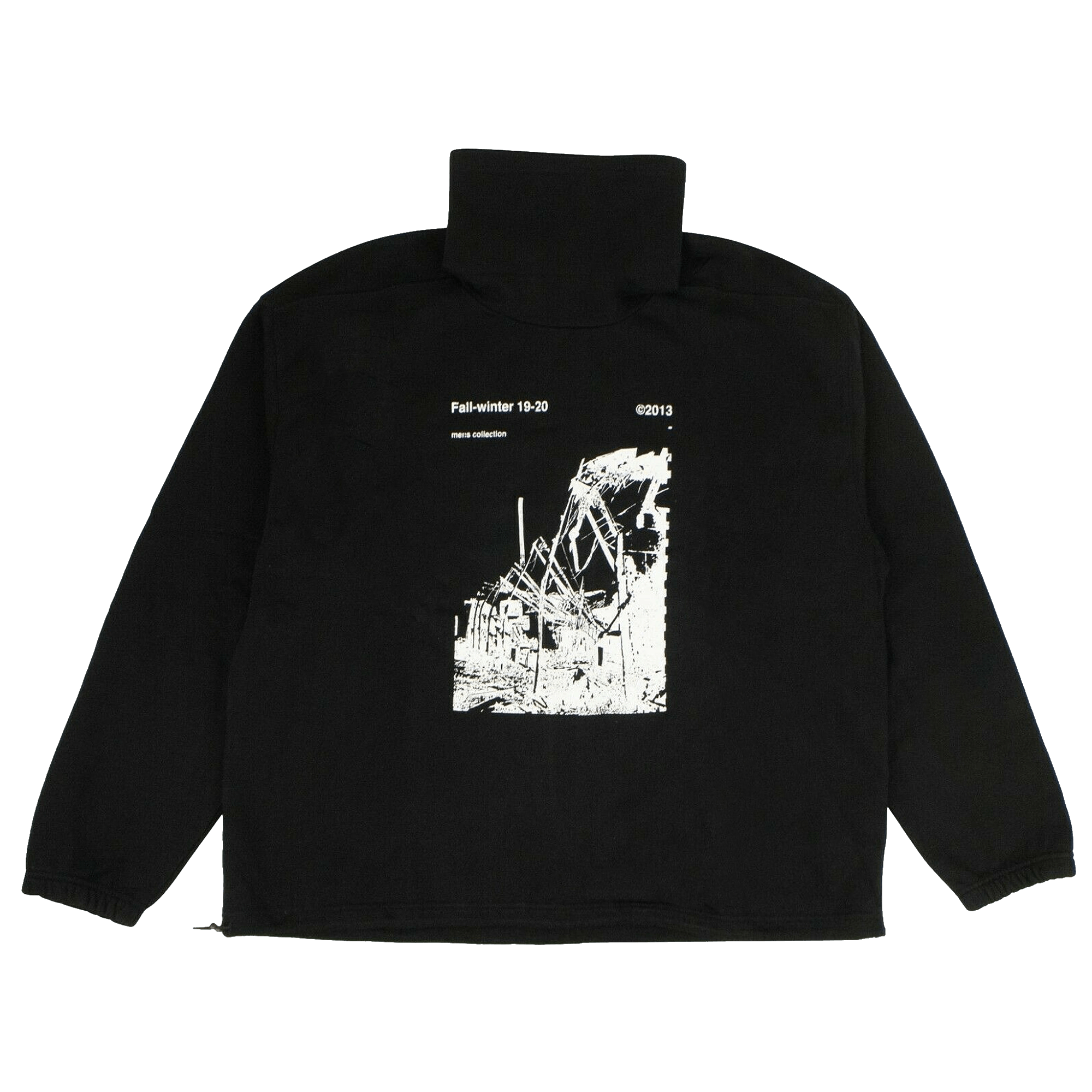 Off-White Ruined Factory Sweatshirt 'Black'