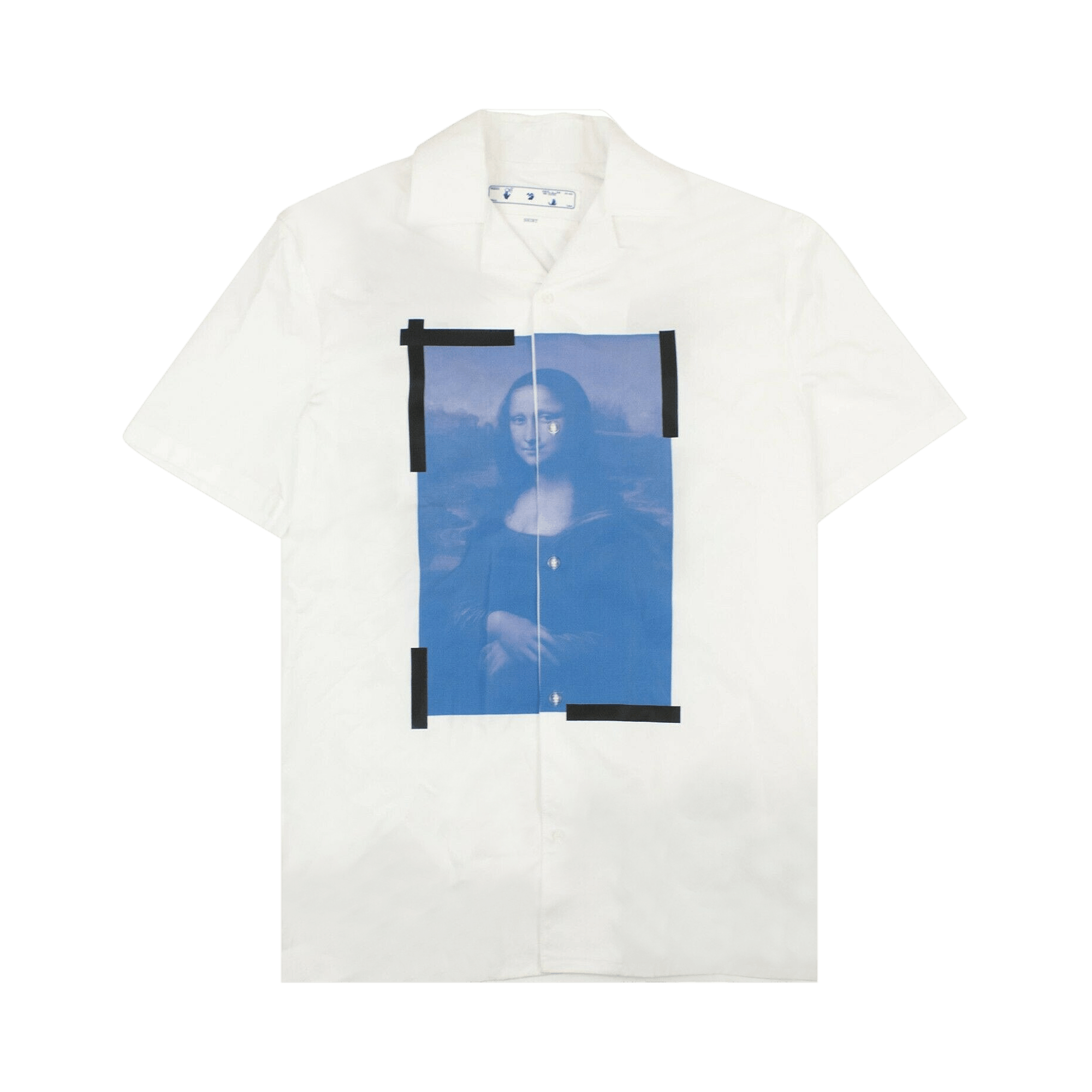 Off-White La Gioconda Bowling Shirt 'White/Black'