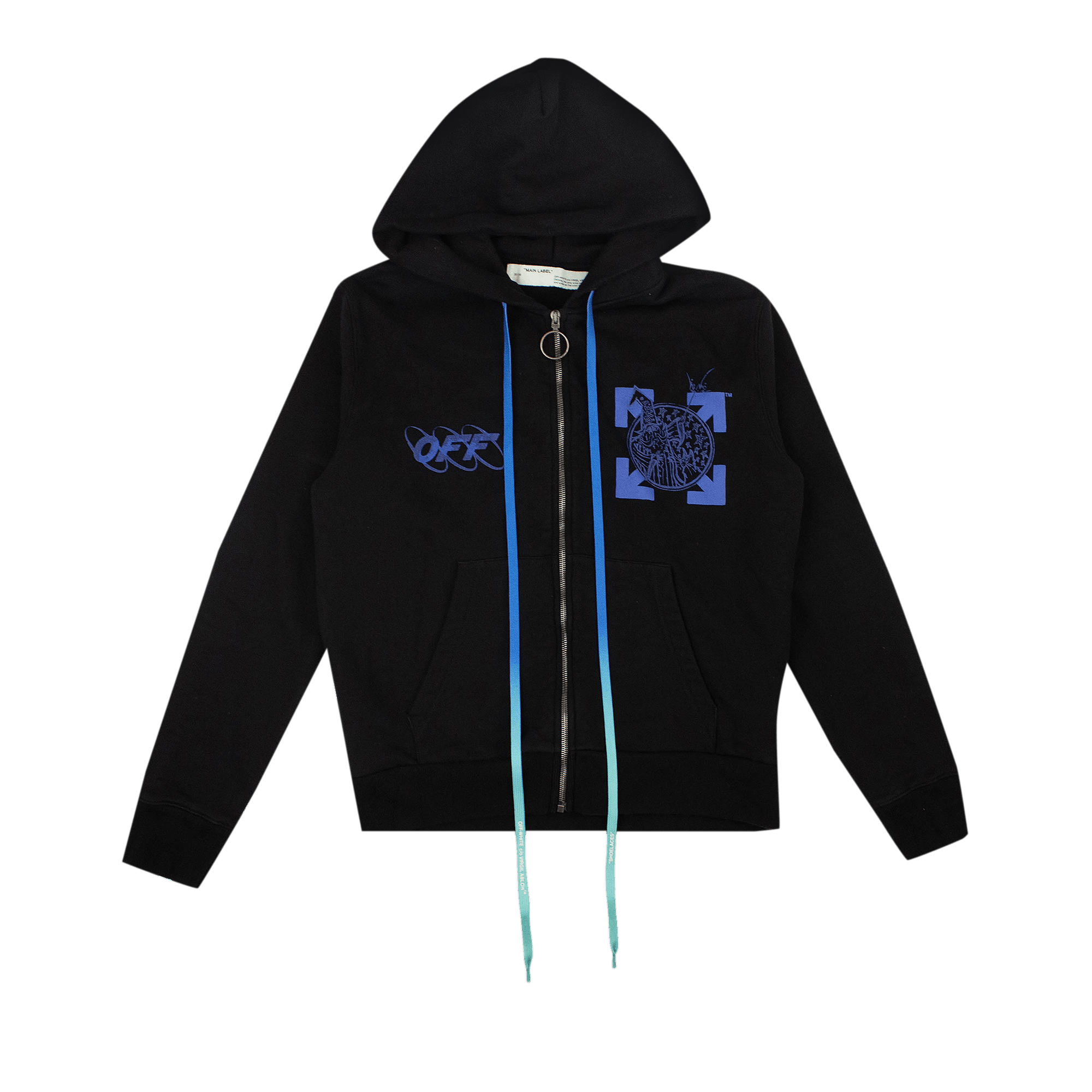 Off-White Graphic Logo Hoodie 'Black'