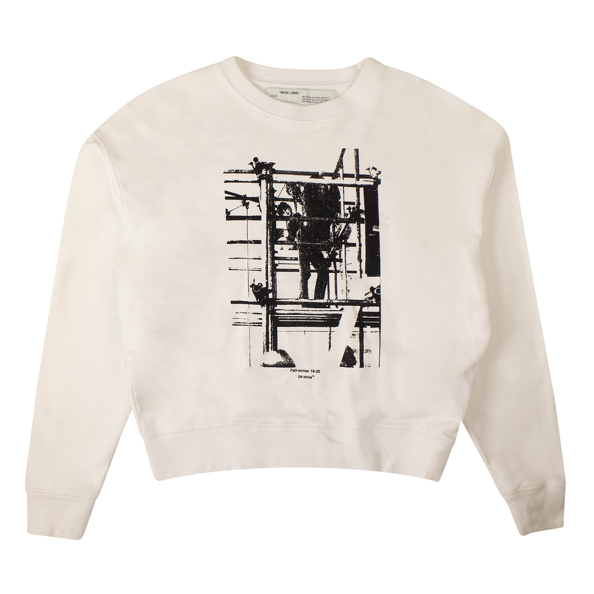 Off-White Graphic Print Sweatshirt 'White'