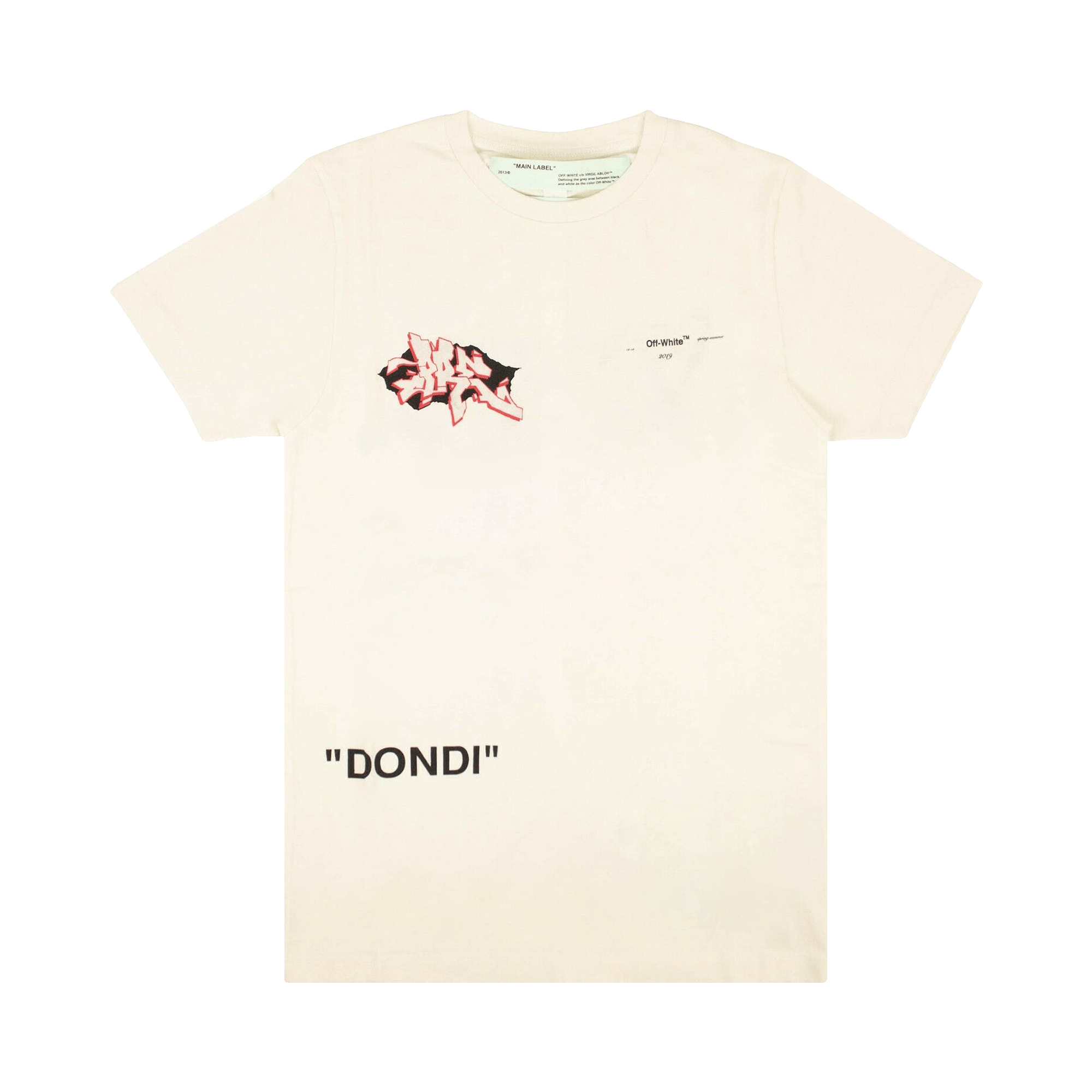 Off-White Graffiti Logo Print T-Shirt 'White'