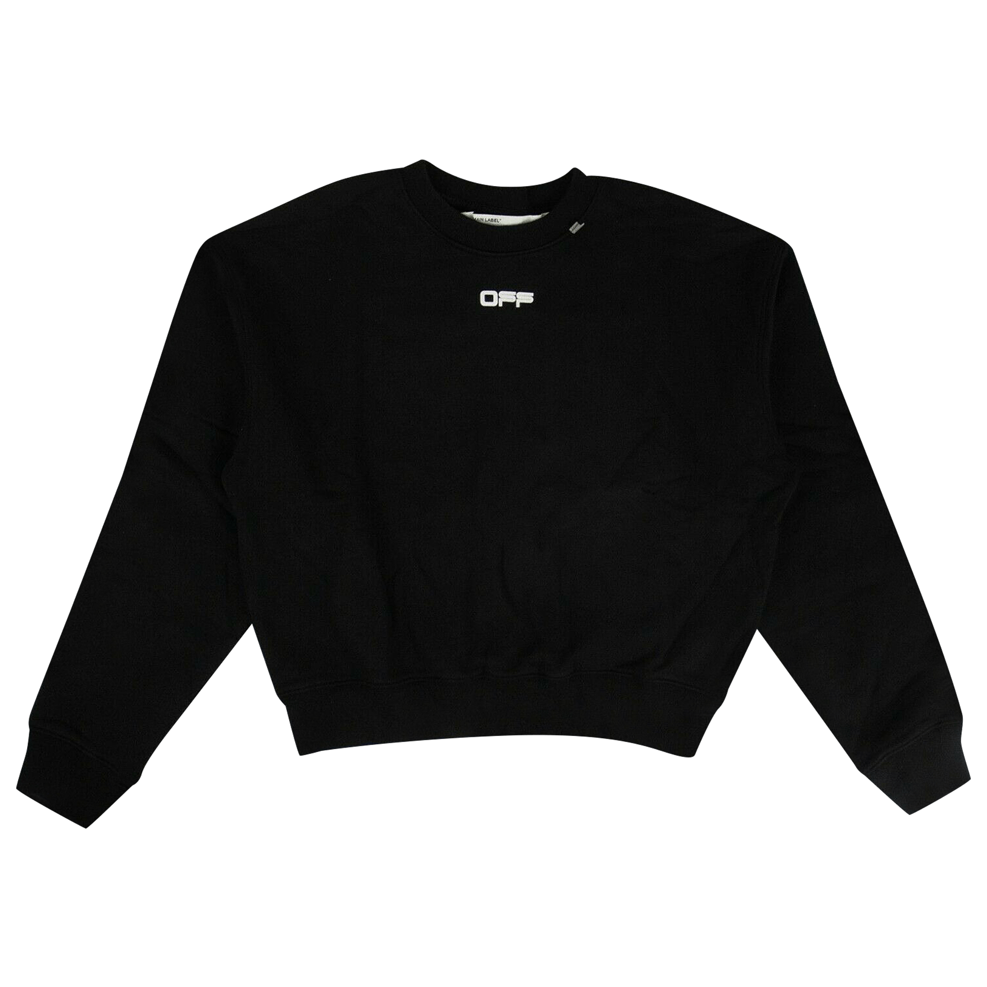 Off-White Wavy Line Crewneck Sweatshirt 'Black'