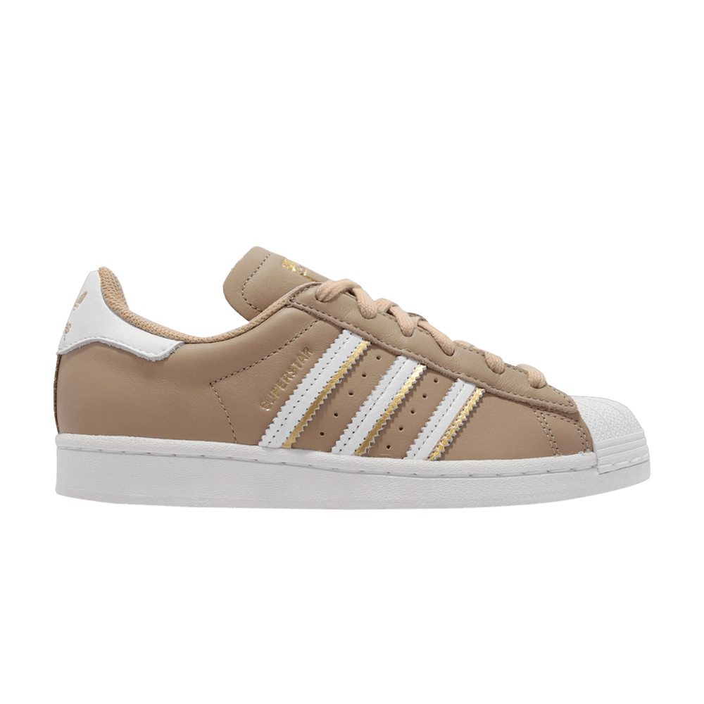 Pre-owned Adidas Originals Wmns Superstar 'pale Nude' In Brown