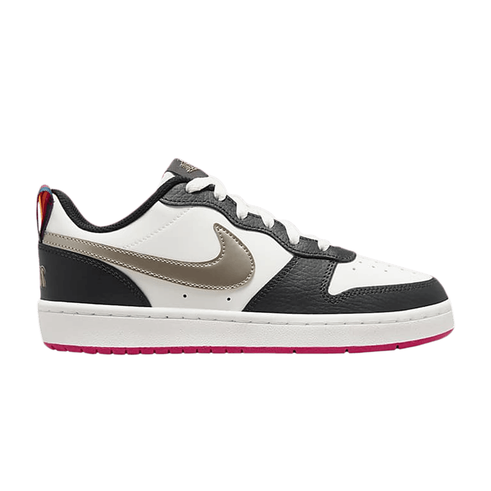 Nike Court Borough Low 2 SE GS 'Summit White Pink Prime' - DJ0040-100