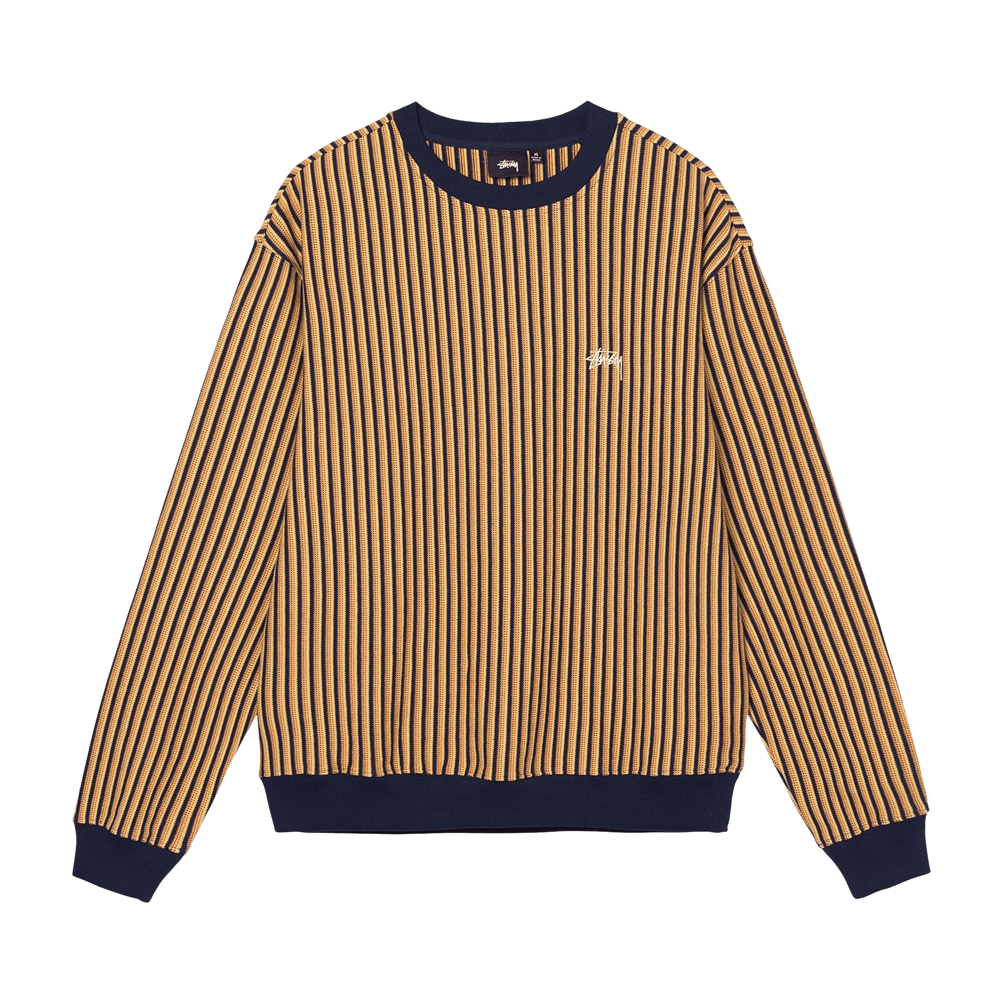 Stussy Vertical Striped Long-Sleeve 'Navy'