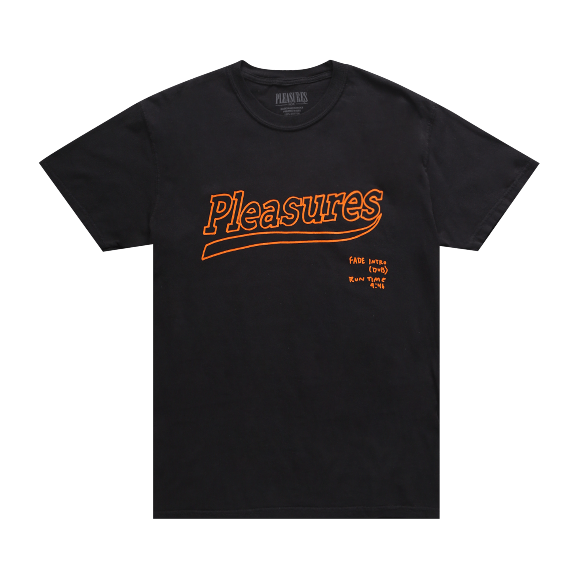Pleasures Dub Pigment Dye T-Shirt 'Black'