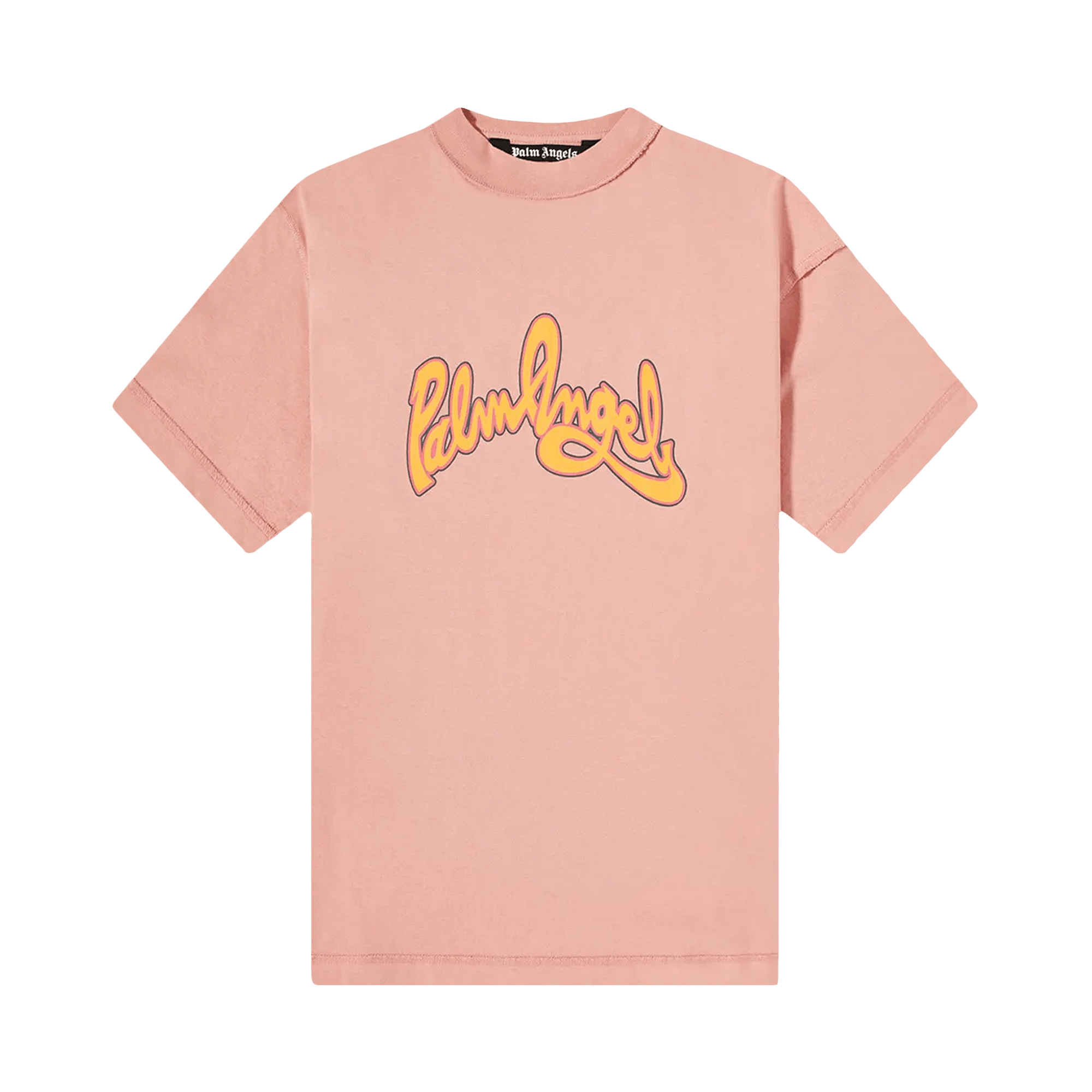 Palm Angels Seasonal Logo Insideout Tee 'Pink/Orange'