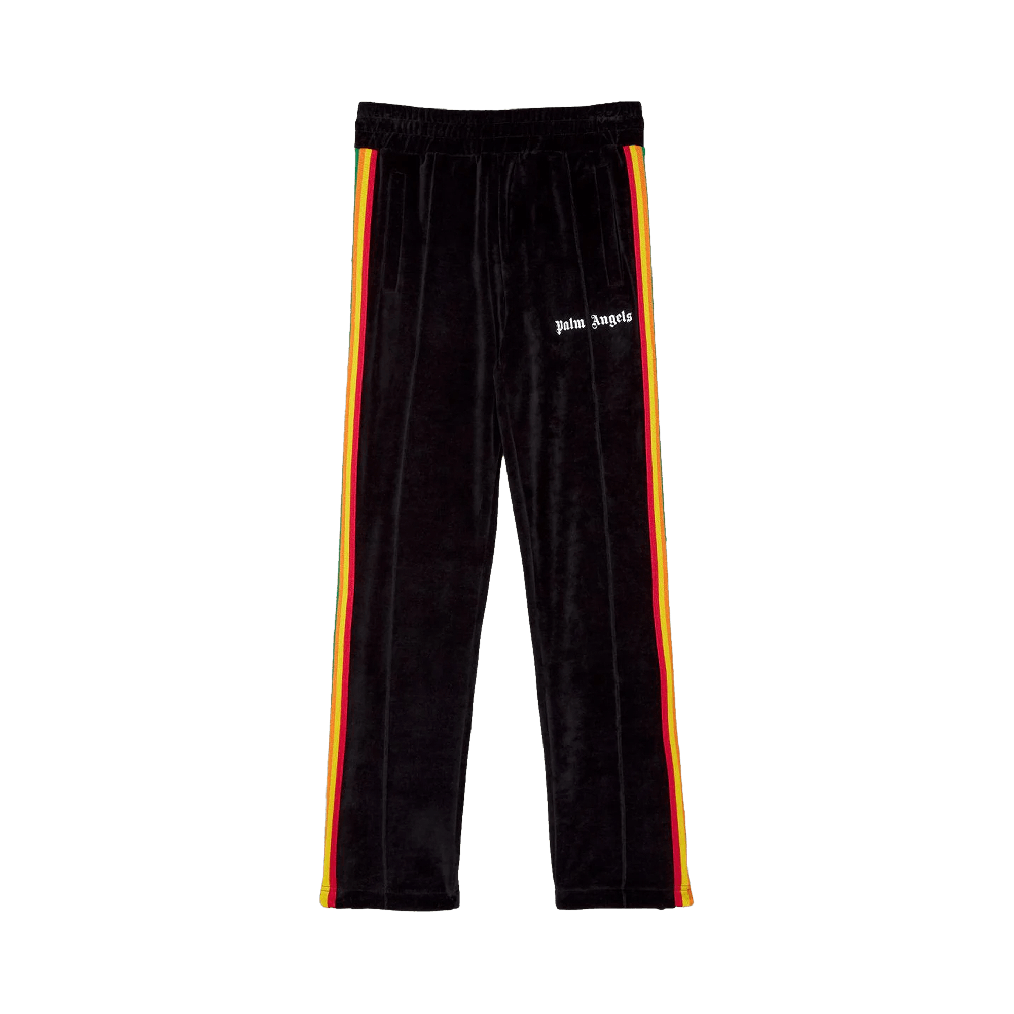 Palm Angels PA Rainbow Chenille Track Pant 'Black'