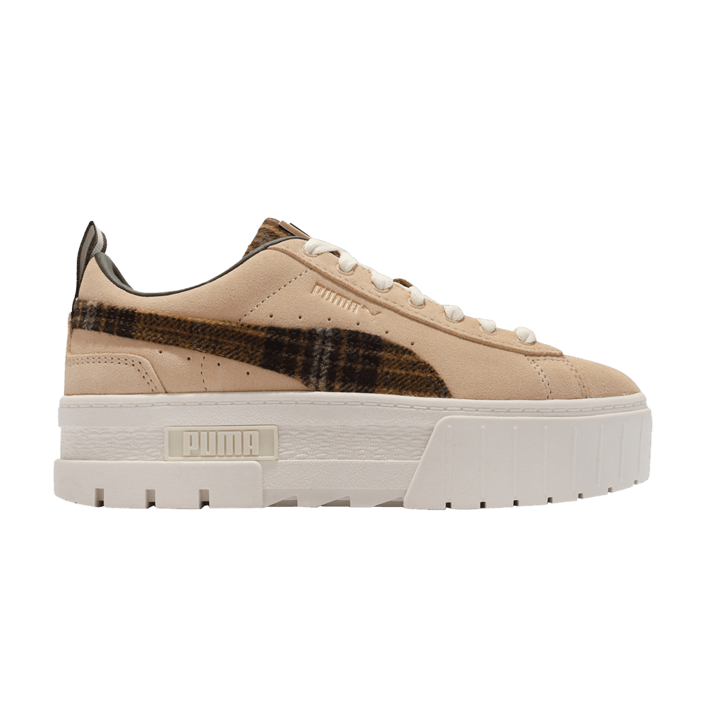 Pre-owned Puma Wmns Mayze 'flannel - Pebble' In Brown