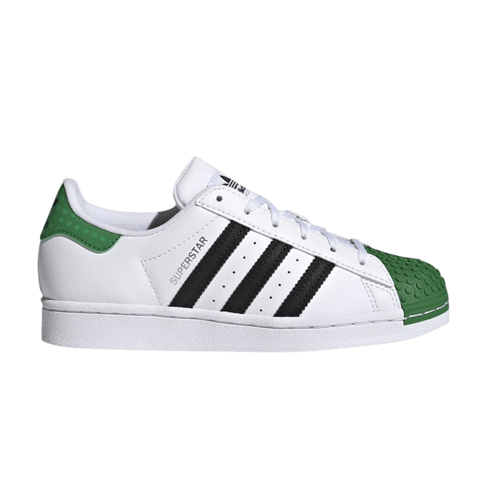 Lego x adidas Superstar J 'White Green'