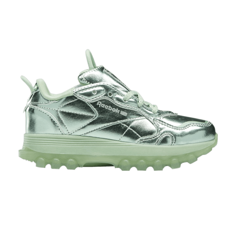 Reebok Cardi B x Classic Leather Little Kid 'Semi Pixel Mint'