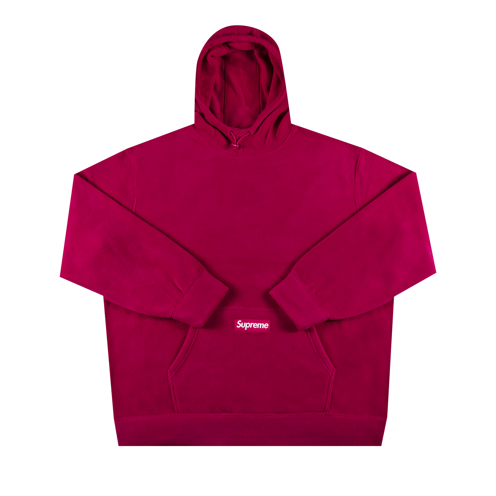 Supreme Polartec Hooded Sweatshirt 'Magenta'