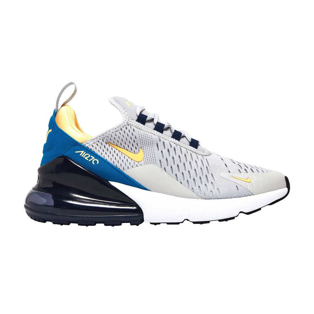 Pre-owned Nike Air Max 270 Gs 'grey Fog Midnight Navy'
