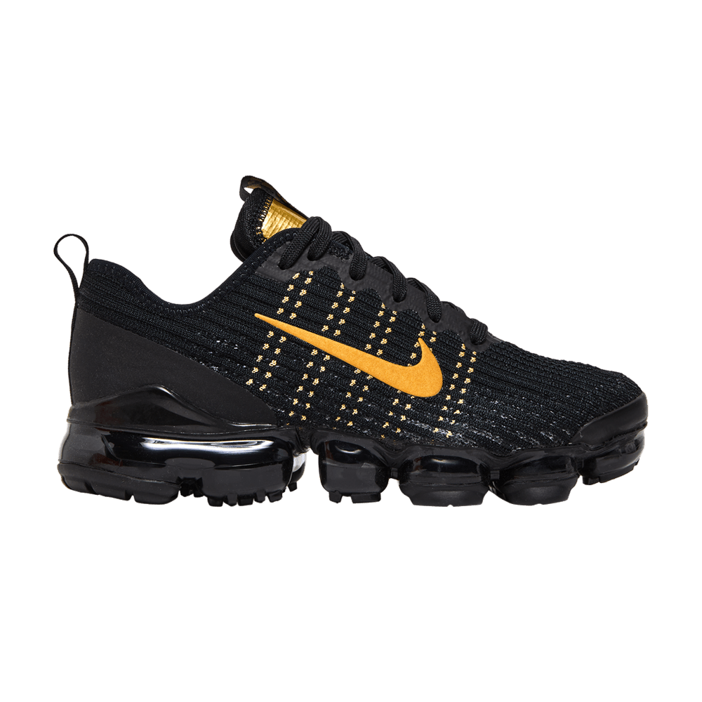 Nike Air VaporMax Flyknit 3 GS 'Black Gold'