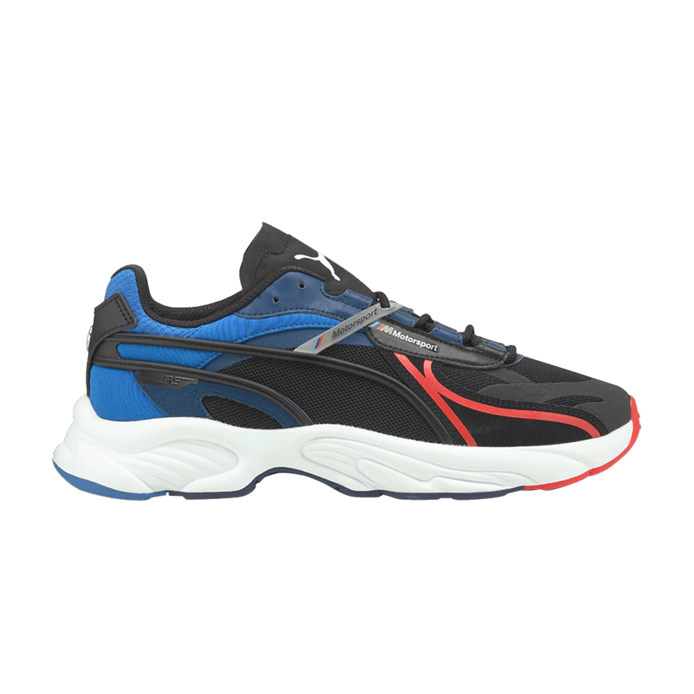 Pre-owned Puma Bmw Motorsport X Rs-connect 'black Blue Red'