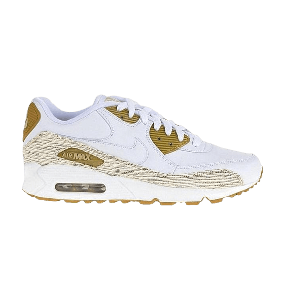 Pre-owned Nike Wmns Air Max 90 'white Wheat'