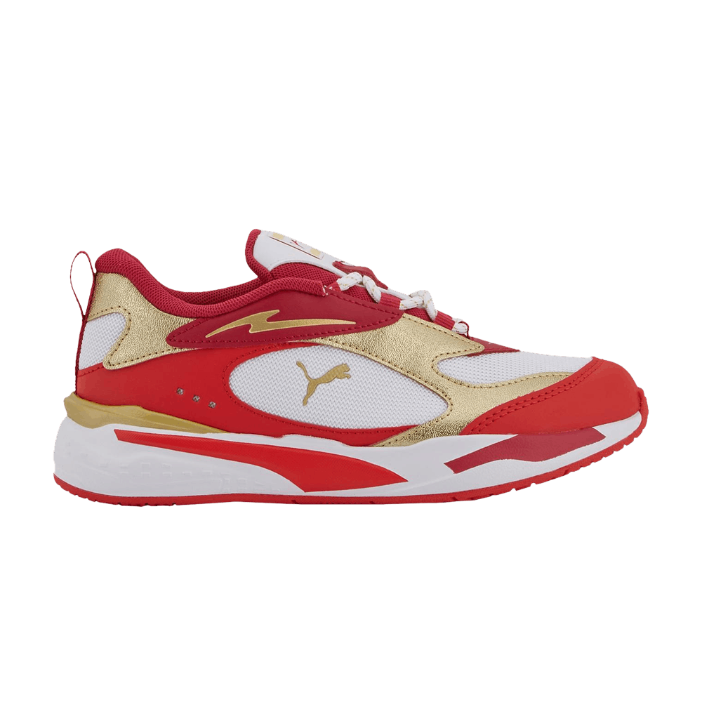 Pre-owned Puma Rs-fast Little Kid 'glitz' In Red
