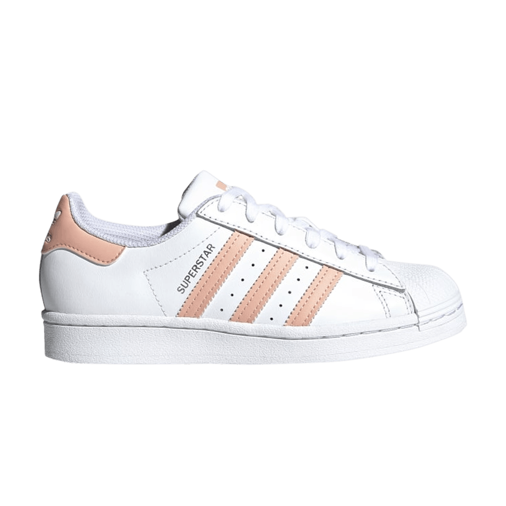 Adidas Superstar J 'White Haze Coral'