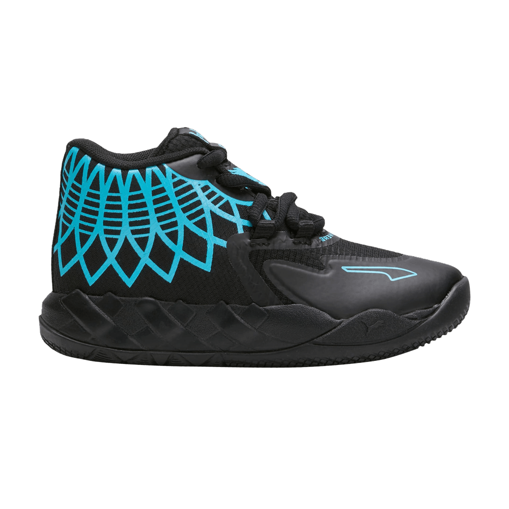 Pre-owned Puma Mb.01 Little Kid 'buzz City' In Black