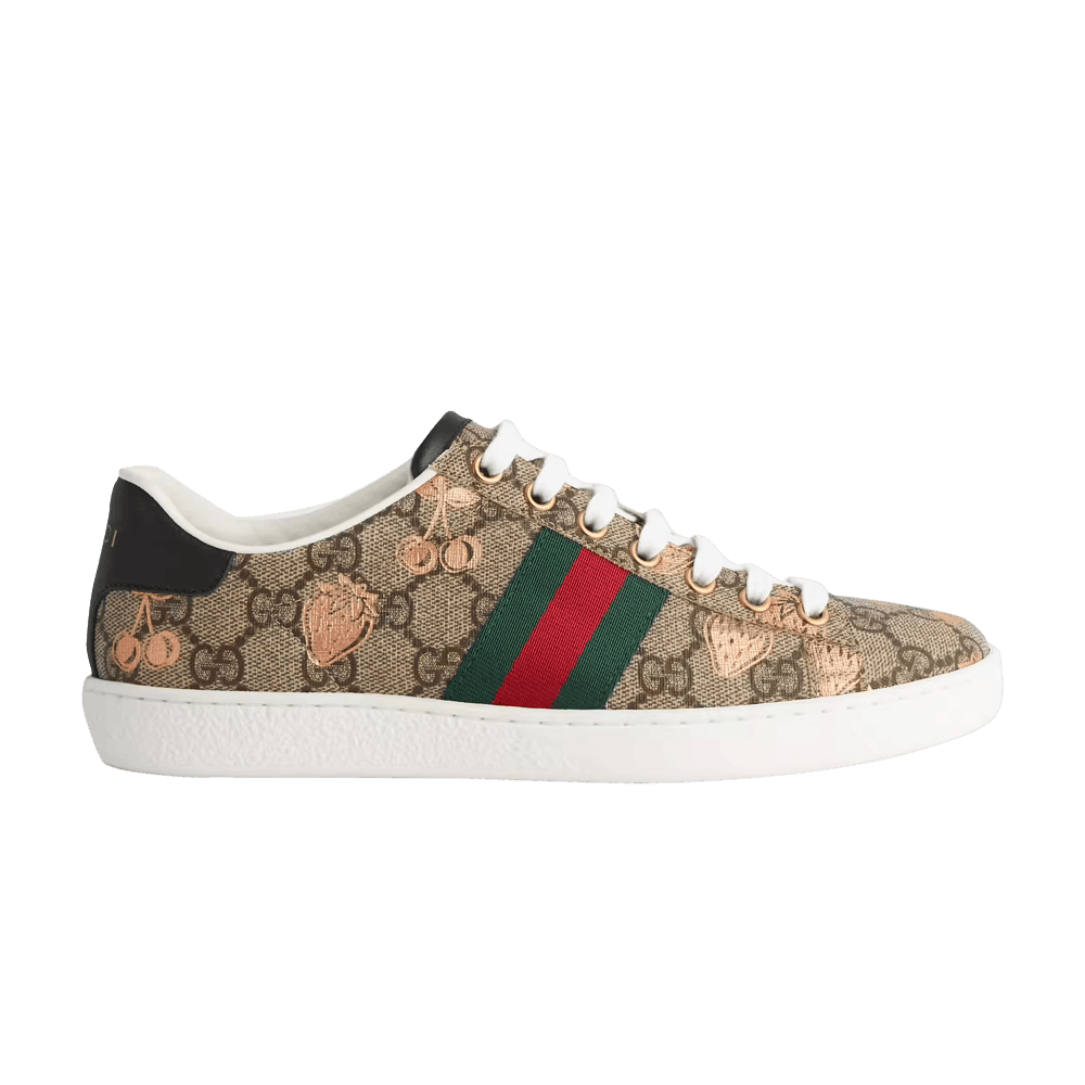 Gucci Wmns Ace GG Supreme 'Berry Print'