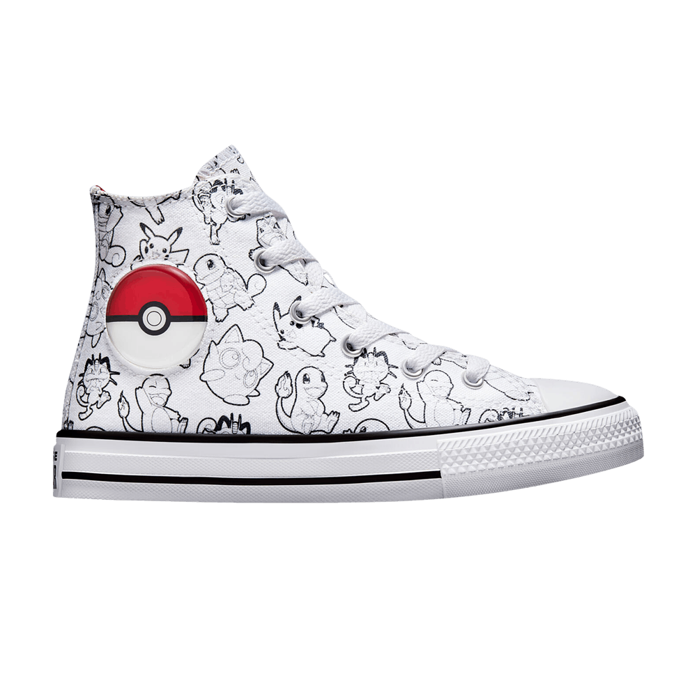 Pokemon x Converse Chuck Taylor All Star High PS 'Poke Ball'