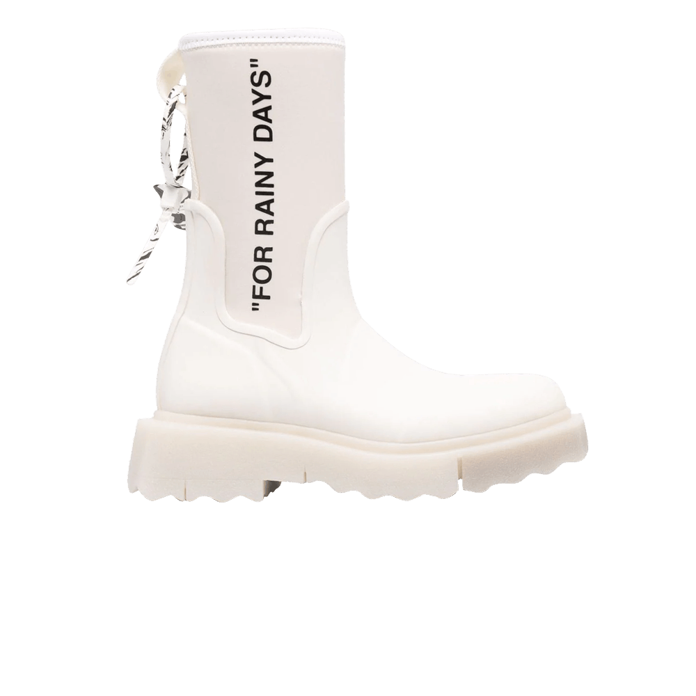 買得 Rain Zip-Tie Wmns Off-White Buy Boot White - Days Rainy 'For タオル・ハンカチ
