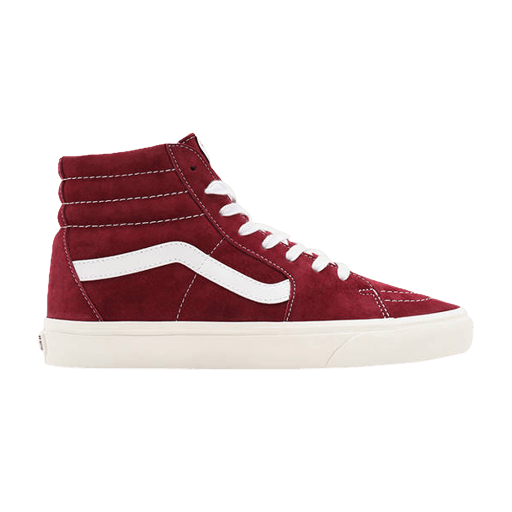 Vans Sk8-Hi 'Pig Suede - Pomegranate'