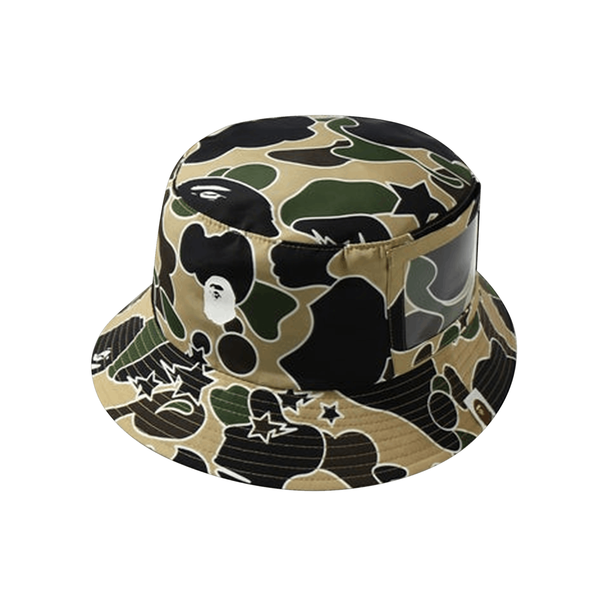 BAPE Sta Camo Pocket Bucket Hat 'Yellow'