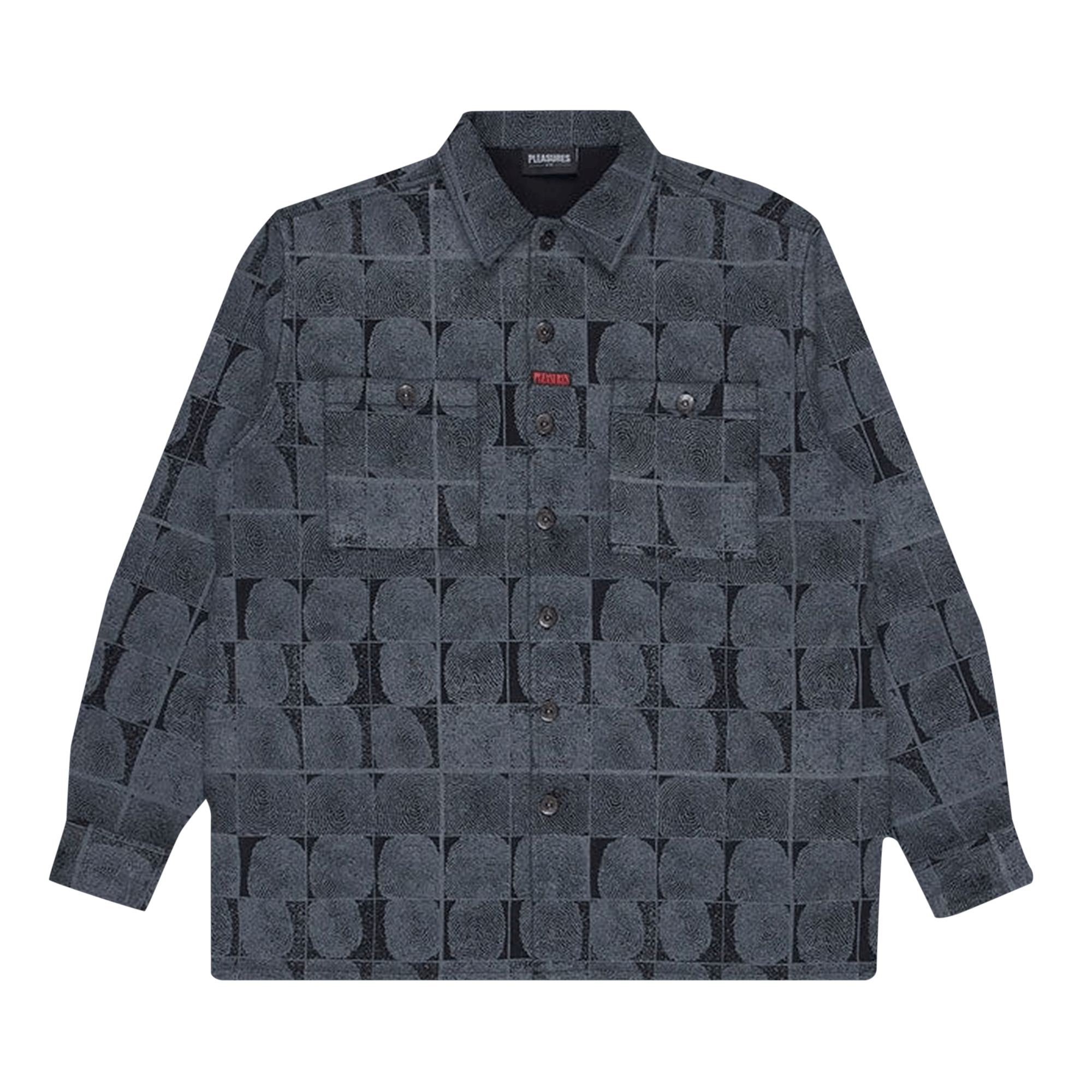 Pleasures Trace Denim Work Shirt 'Black'