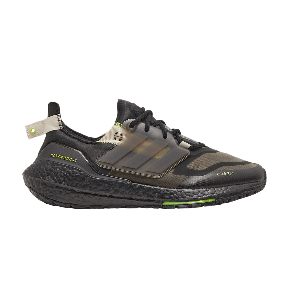 adidas UltraBoost 22 Cold.RDY 'Black Solar Yellow'