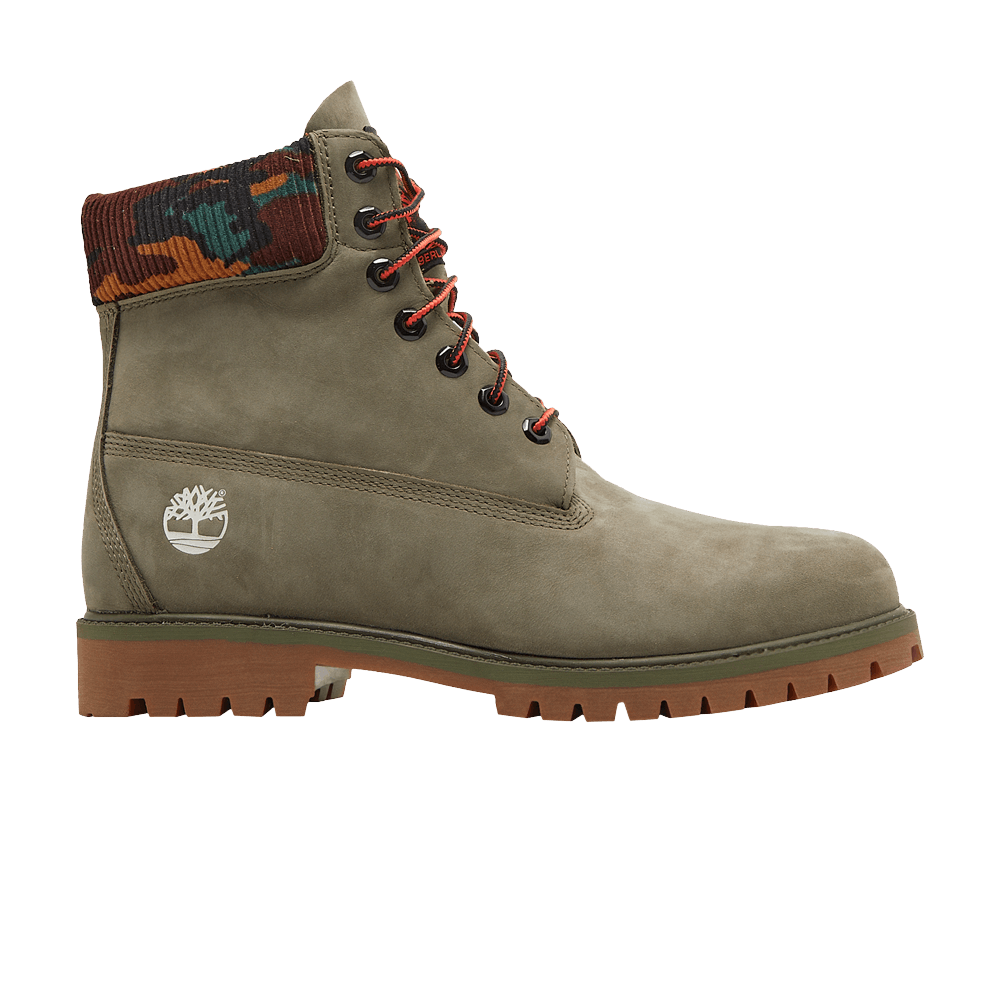 Timberland 6 Inch Heritage Warm Lined Boot 'Dark Green Camo'