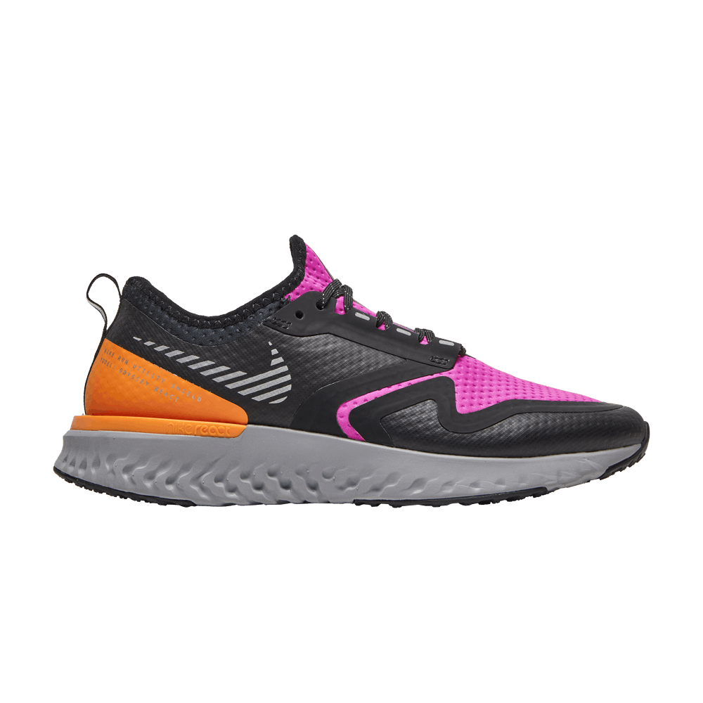 NIKE WMNS ODYSSEY REACT 2 SHIELD 'FIRE PINK ATMOSPHERE GREY'