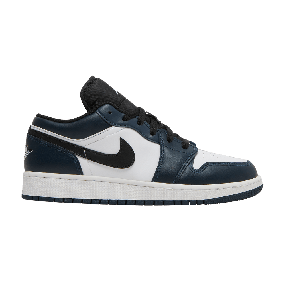 Pre-owned Air Jordan 1 Low Gs 'armory Navy' In Blue