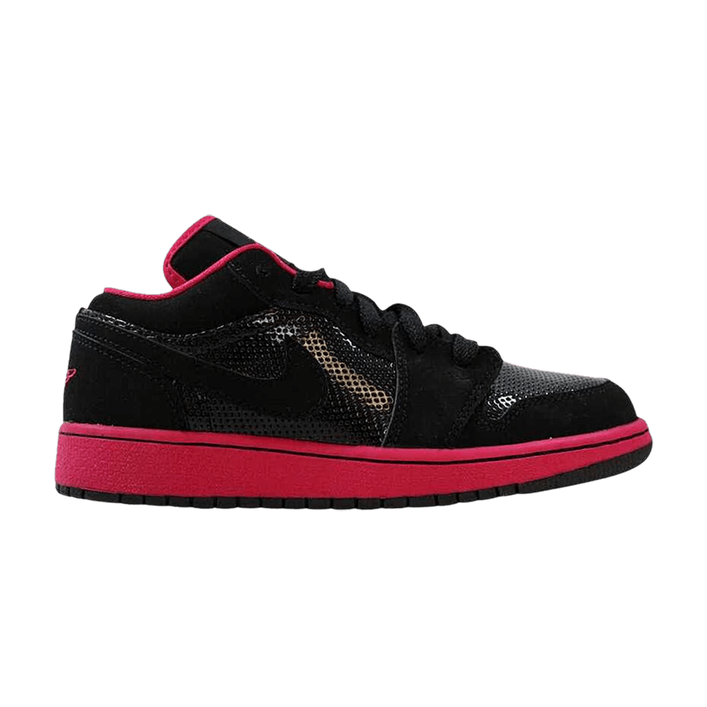 Air Jordan 1 Low GS 'Black Voltage Cherry'