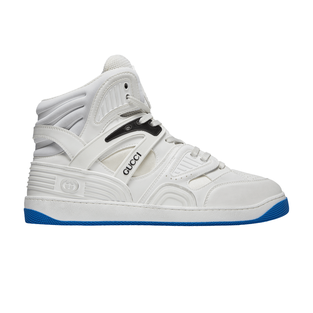 Gucci Basket High Sneaker 'White Blue'