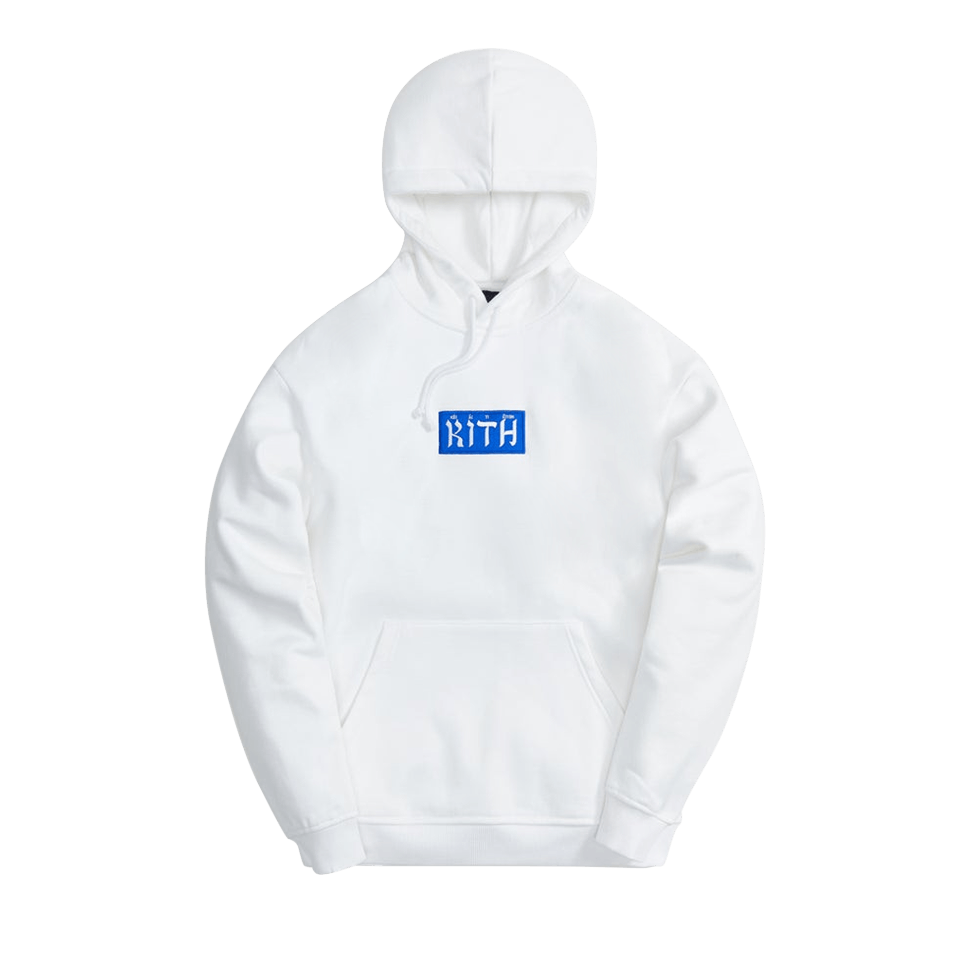 Kith Hebrew Script Hoodie 'White'