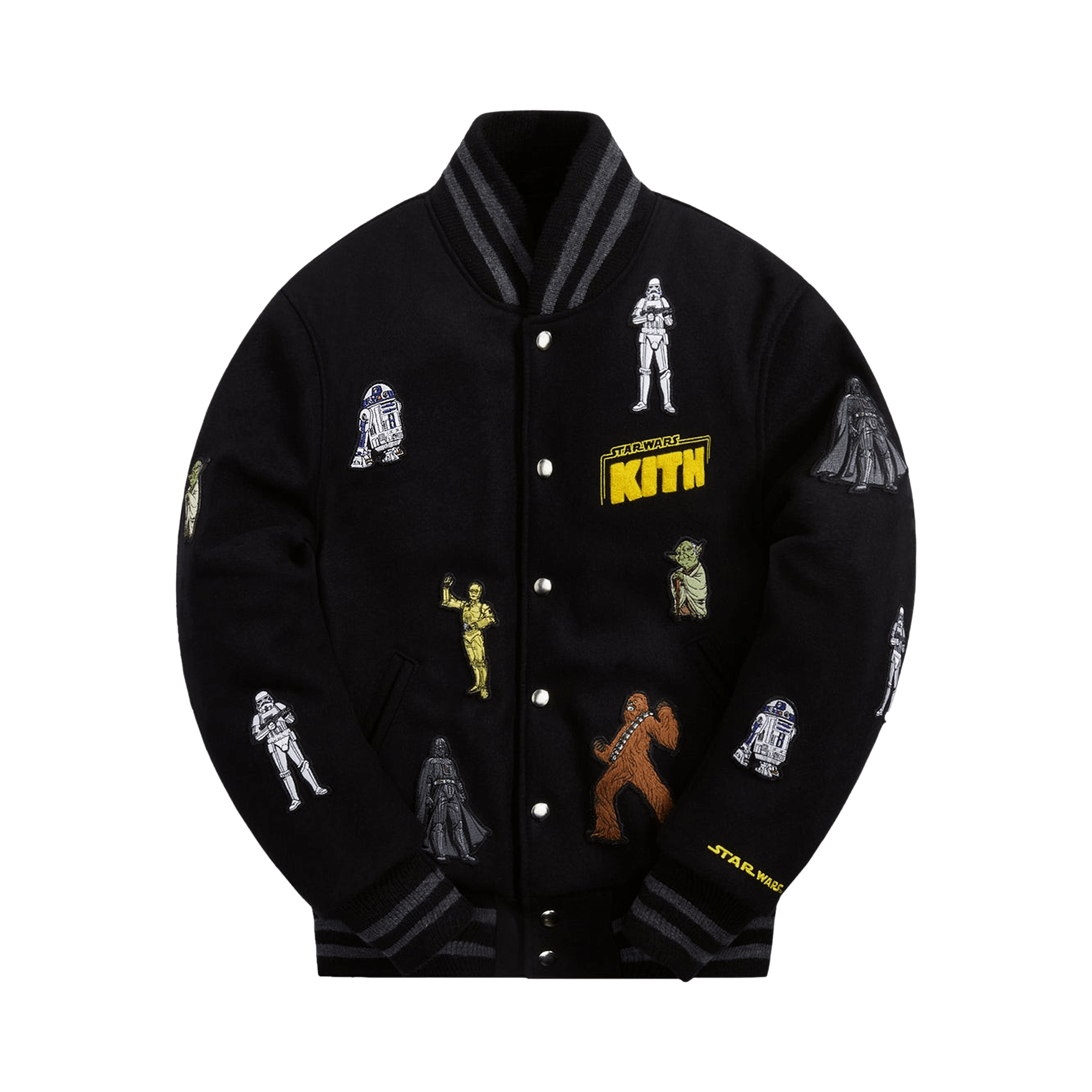 Kith For Star Wars for Golden Bear Varsity Jacket 'Black'
