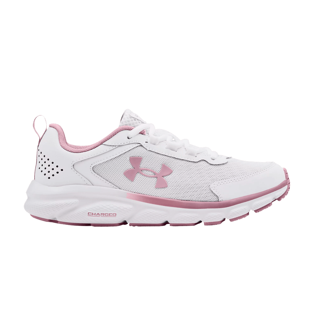 Pre-owned Under Armour Wmns Charged Assert 9 'white Mauve Pink'