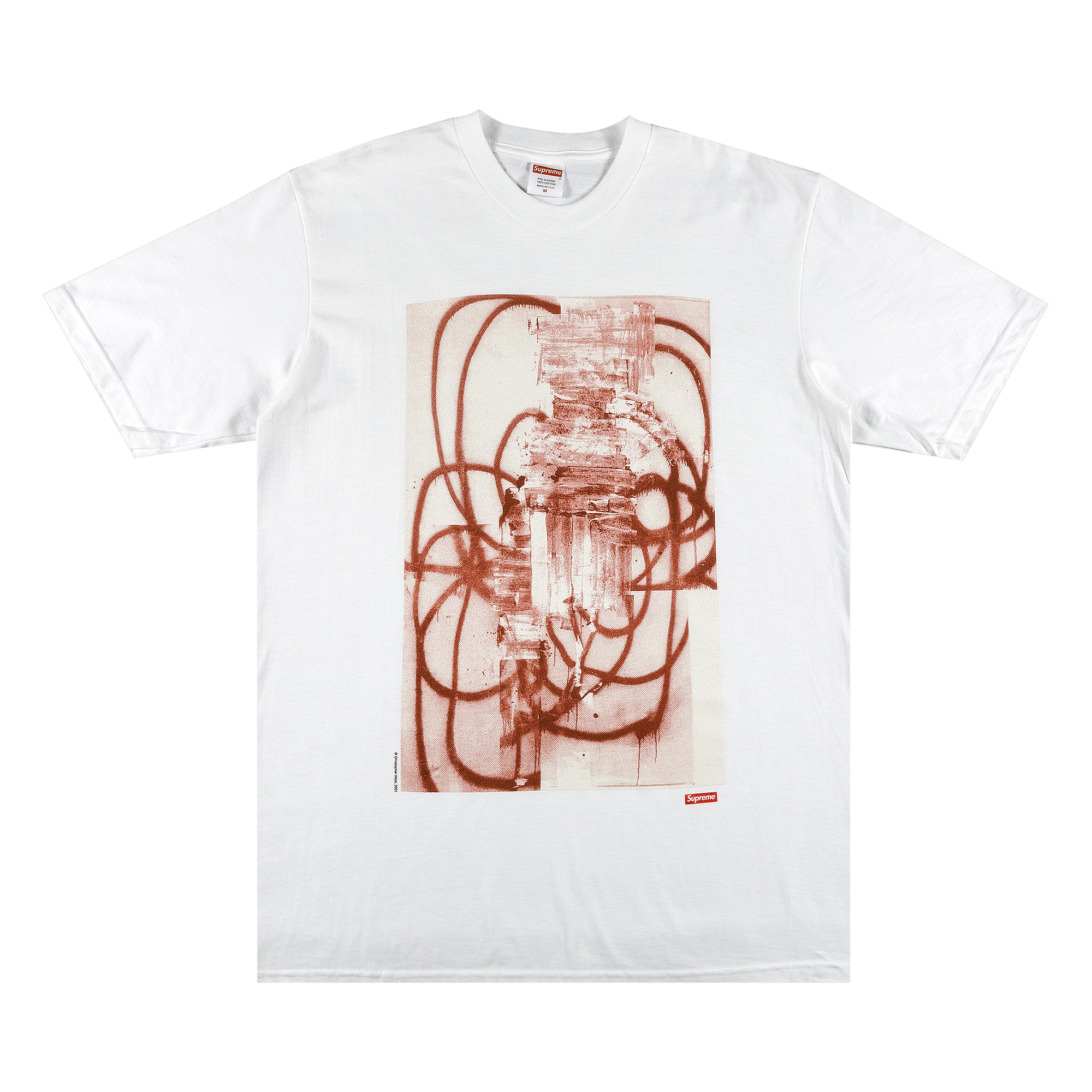 Supreme x Christopher Wool 2001 Tee 'White'