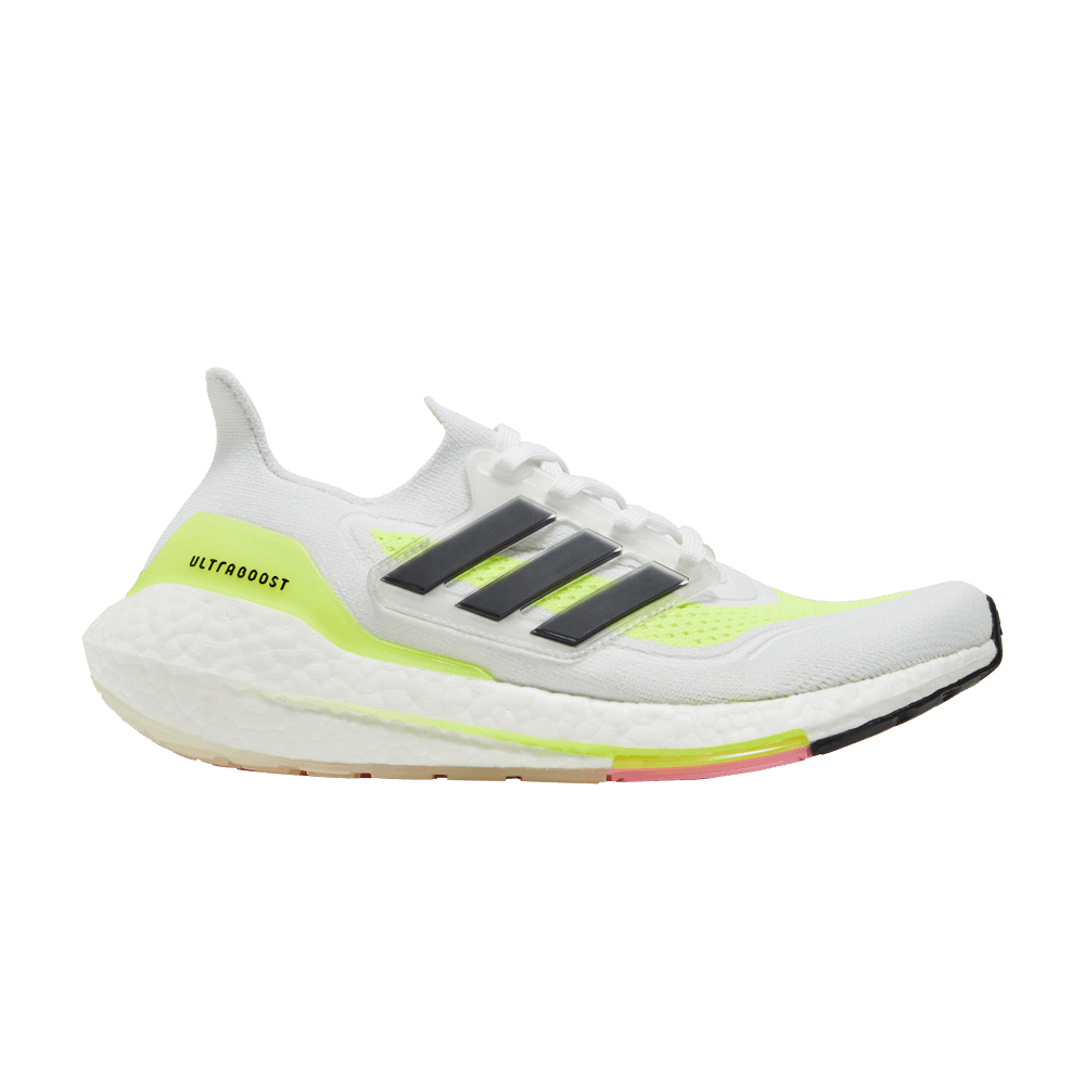 adidas Wmns UltraBoost 21 'White Solar Yellow'