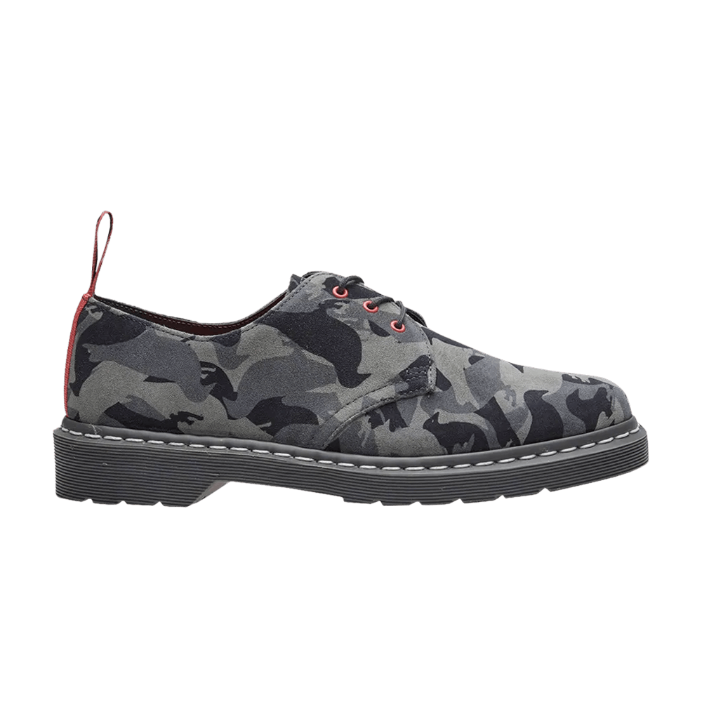 Click to view more detailed imagery on our partner's website Pre-owned Dr. Martens Jeff Staple X 1461 'pigeon Camo' In Grey