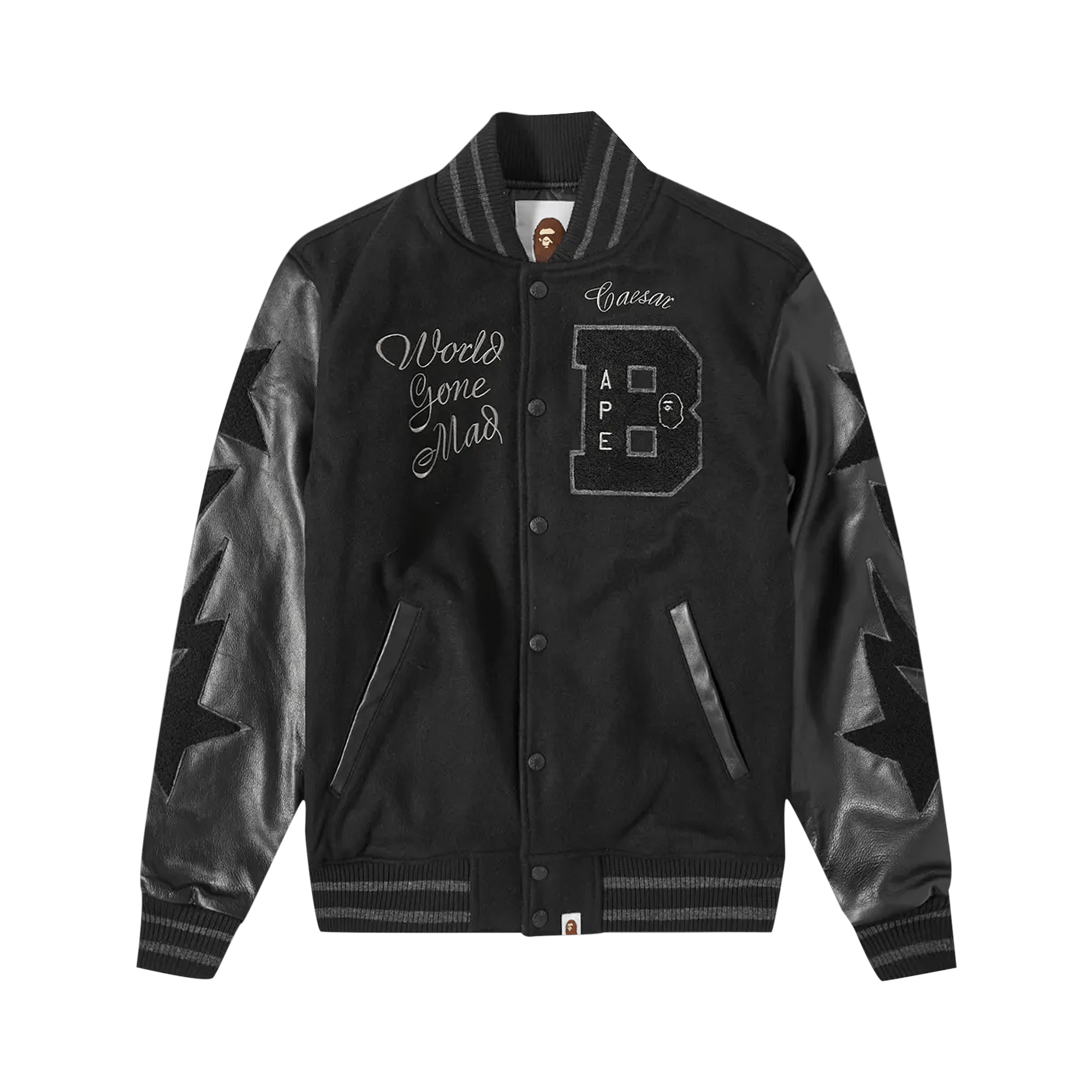 BAPE Varsity Jacket 'Black'