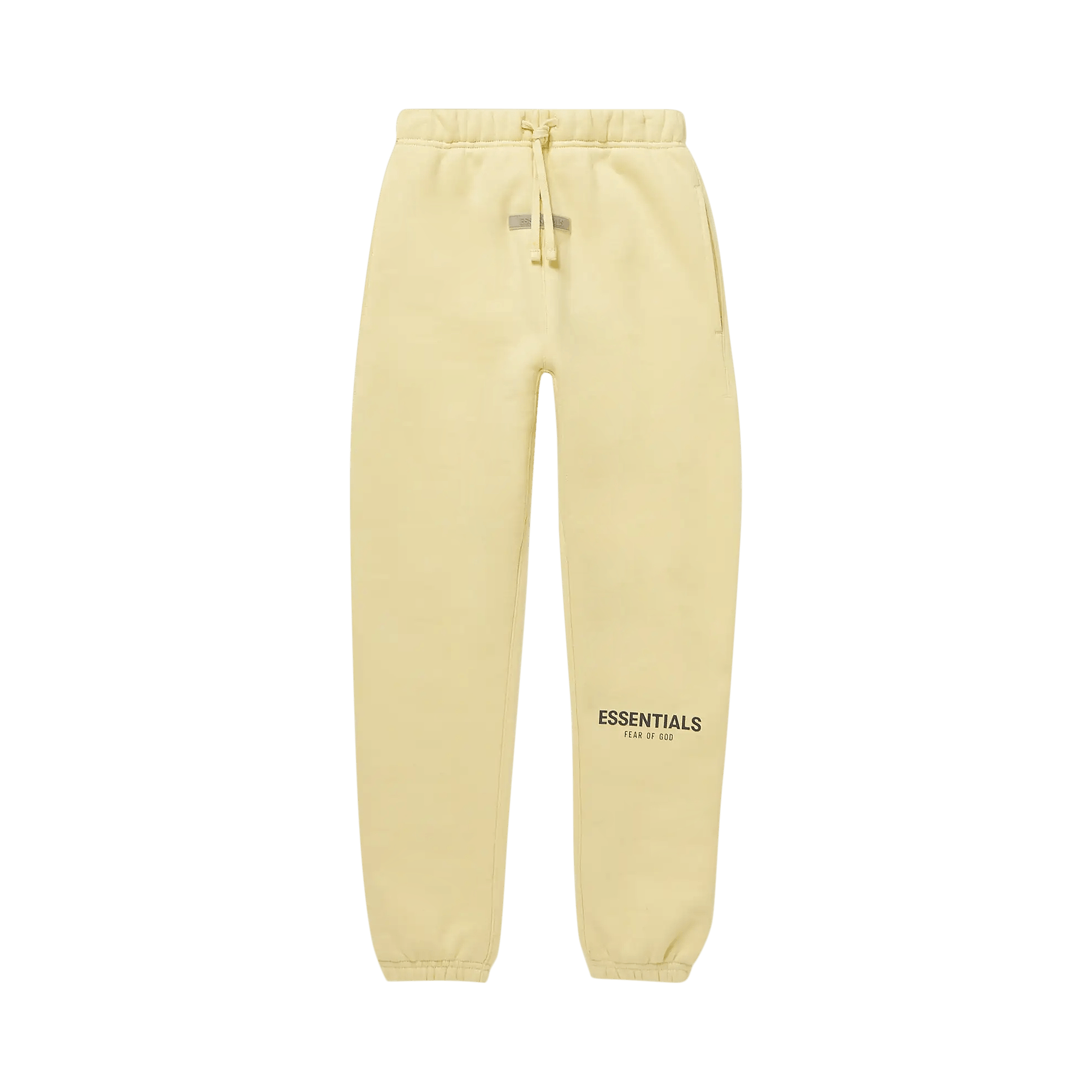 Pre-owned Essentials Fear Of God  Kids X Mr. Porter Exclusive Sweatpants 'garden Glove' In Cream