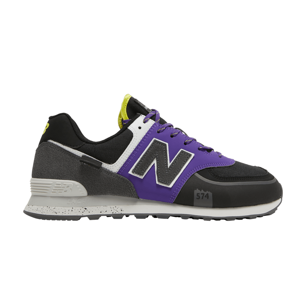 New Balance 574T 'Black Purple'